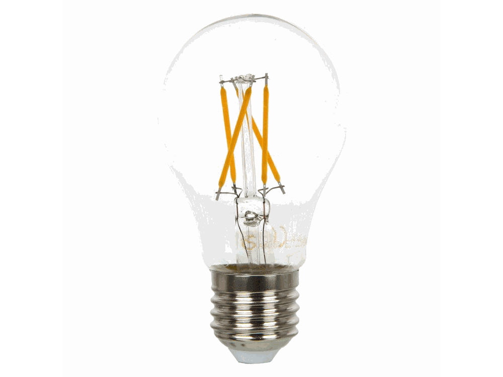 Lampadina LED E27 4W A60 Filamento Incrociato 2700K Dimmerabile - 320 LUMEN