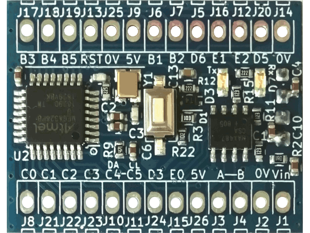 DL485P1 - Darduino with ATMEGA328PB and RS485. Designed for custom projects