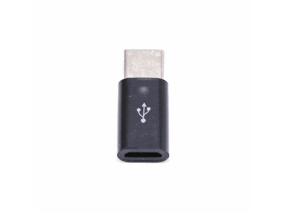 Adattatore da Micro USB a Tipo C Colore Nero