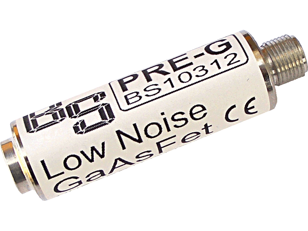 Tubular Low Noise 18dB UHF preamplificatore with GaAsFet - For antenna