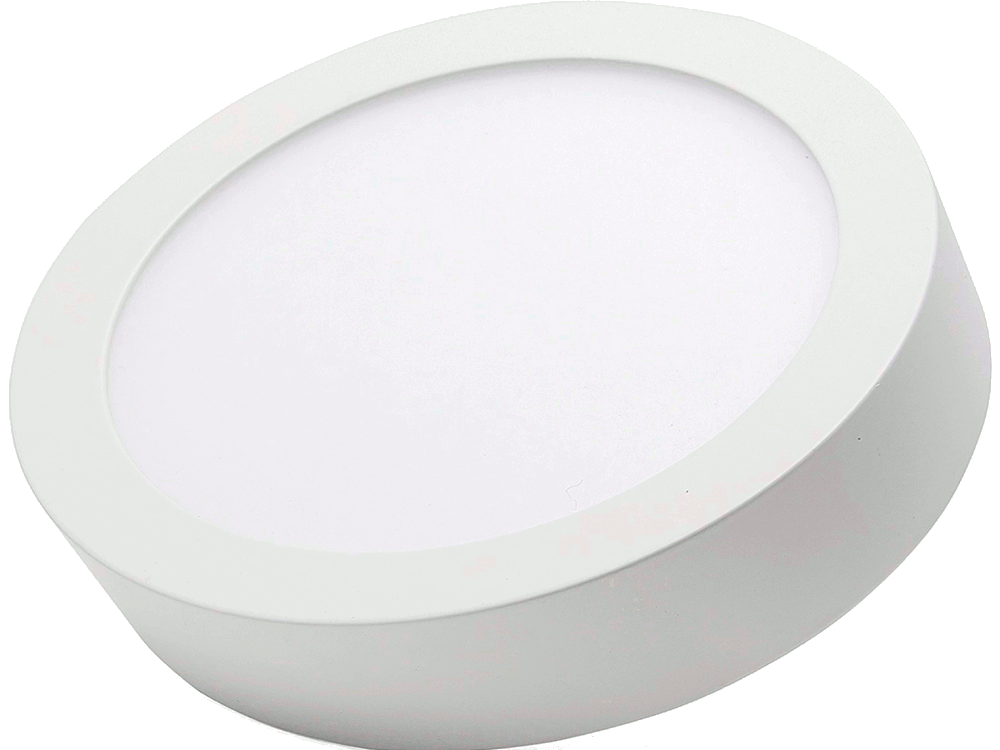 Plafoniera pannello bianca LED 12W 3000K rotondo 170mm