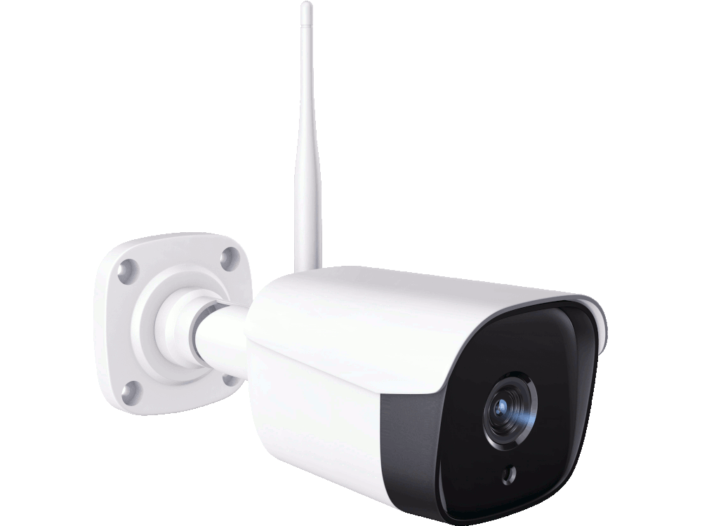 Telecamera Panoramica WiFi-ethernet per esterno. Sensore 2MPX 1920x1080px, lente 3.6mm - OnVif