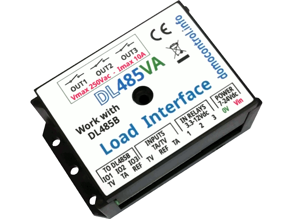 DL485VA - Load Interface for reading Volt - Ampere - Active Power - Apparent Power - COSFI