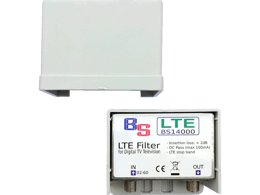 Filtro antidisturbo 4+5G LTE - 21:48 su scatola da PALO