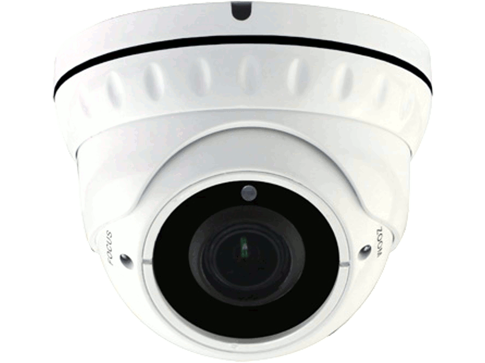 Telecamera Dome 1080P Sensore 1/3&quot; CMOS 2.8-12mm Varifocal IR 35M 4 IN 1 (TVI CVI AHD CVBS)