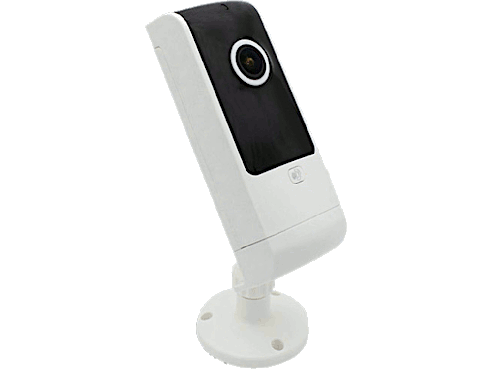 Telecamera Panoramica Bianca WiFi Audio/Video. Sensore 1.44mm per visione 180 gradi. 1280x720px